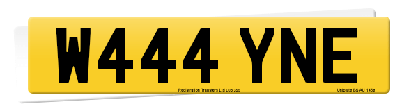 Registration number W444 YNE